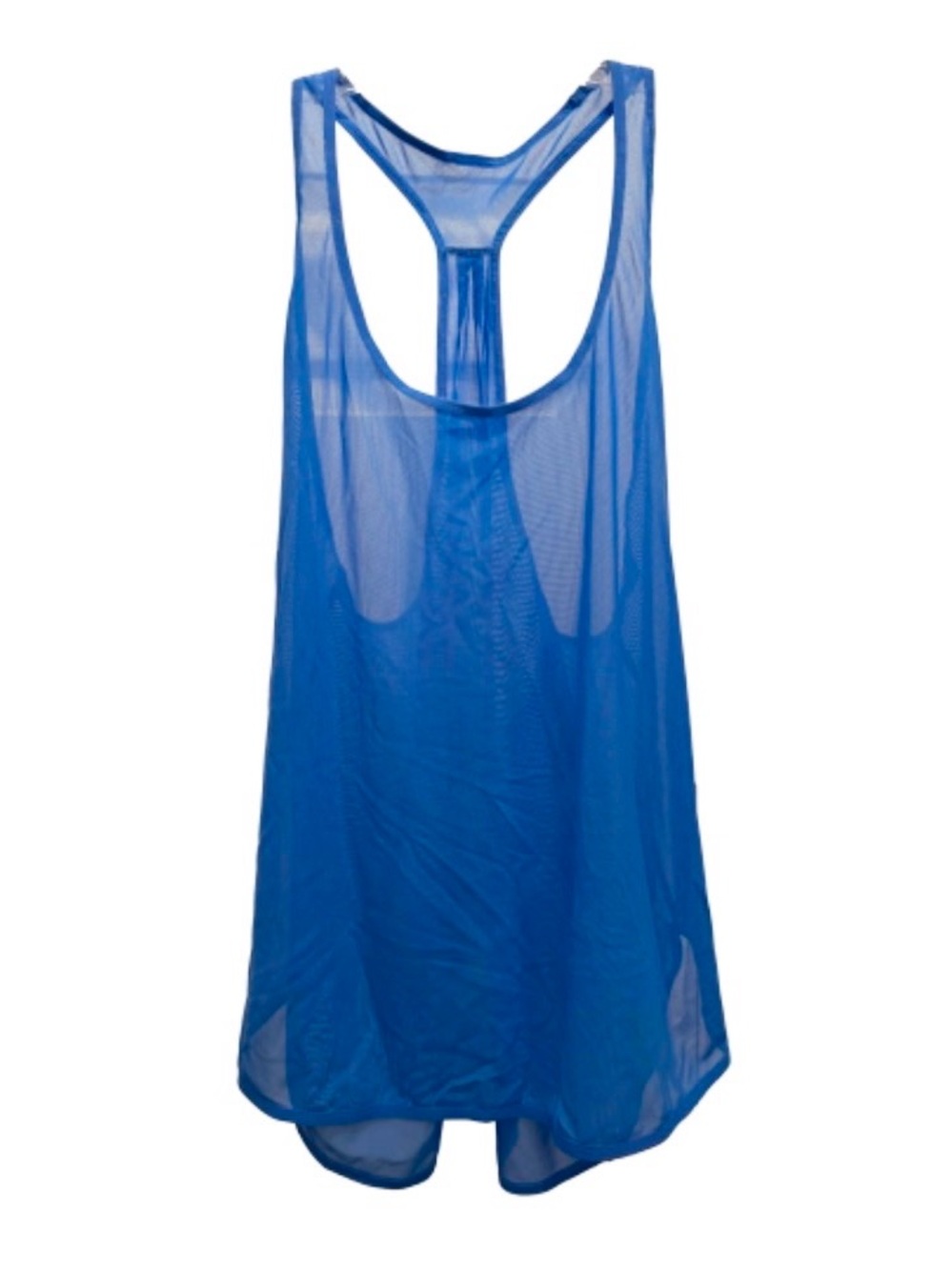Lululemon 105 Singlet Mesh Tank Top Pipe Dream Blue